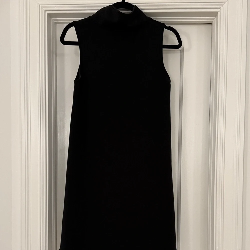 Chic Black Sleeveless Dress - Picture 3 of 4